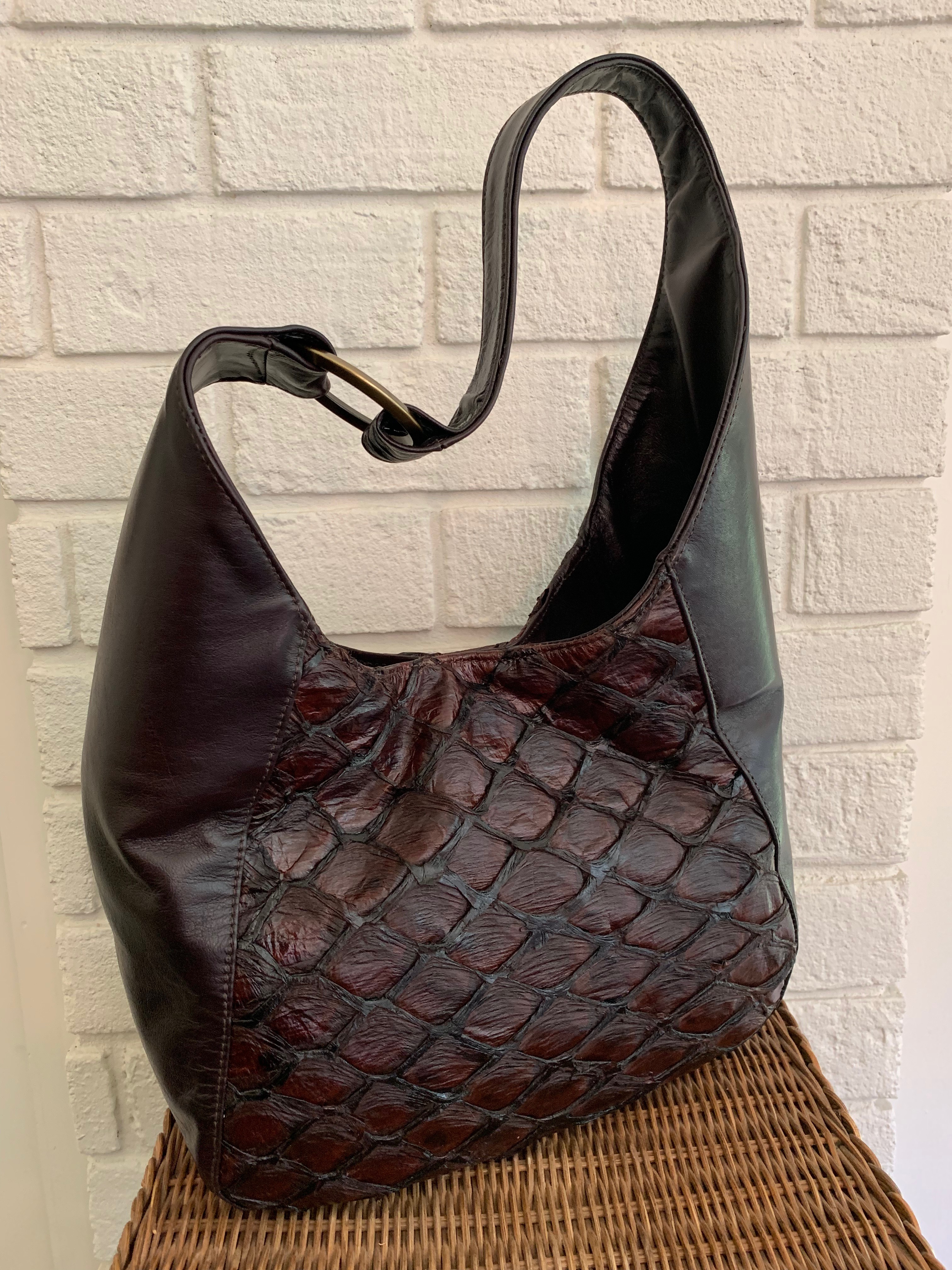 Bev's Bags - leather from a fish